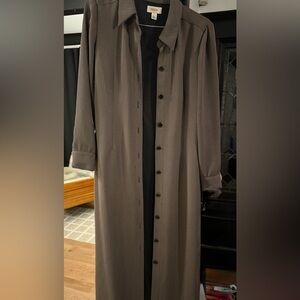 Talbots Black and Brown Herringbone Blazer